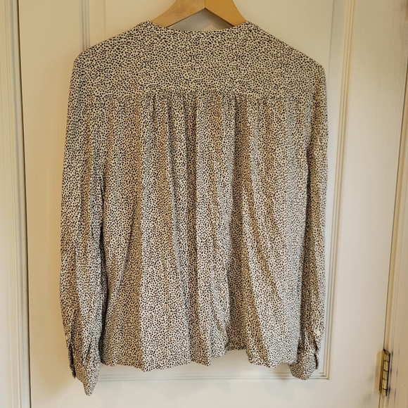 Banana Republic animal print blouse L - Picture 5 of 7